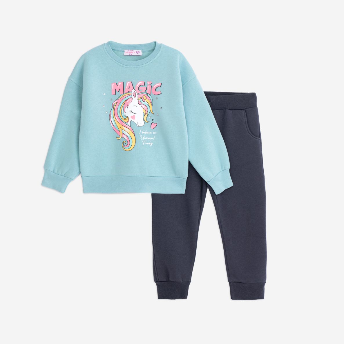 2 PCS CHANDALS NIÑA  UNICORNIO - CATALINA RODRIGUEZ - FOR KIDS FUNKY