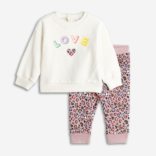 2 PCS CHANDAL BEBÉ NIÑA ANIMAL PRINT - CATALINA RODRIGUEZ